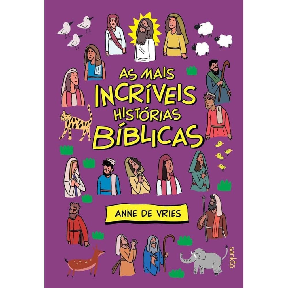 Bíblia Infantil as Mais Incríveis Histórias Bíblicas Capa Roxa