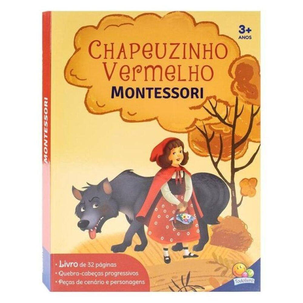 Montessori Clássicos (Livro-Jogo): Chapeuzinho Vermelho