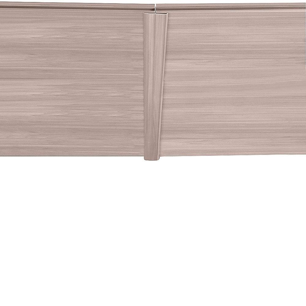 Emenda Rígida Pvc Perfil H Carvalho Berlin 8mmx4,5cmx3m - caixa com 5 Barras - Carvalho Berlin