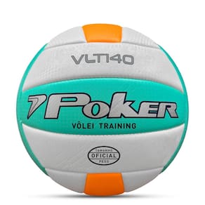 Bola Vôlei Training VLT 140 Soft N°4 Praia Quadra Válvula Removível Poker