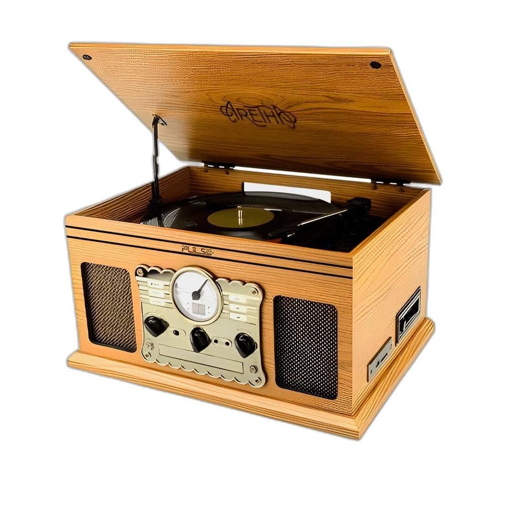 Toca Disco Pulse Aretha Sp611 Vitrola Retro 30W