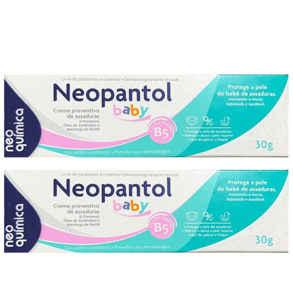 Neopantol Baby 30gr Pomada kit com 2 unidades