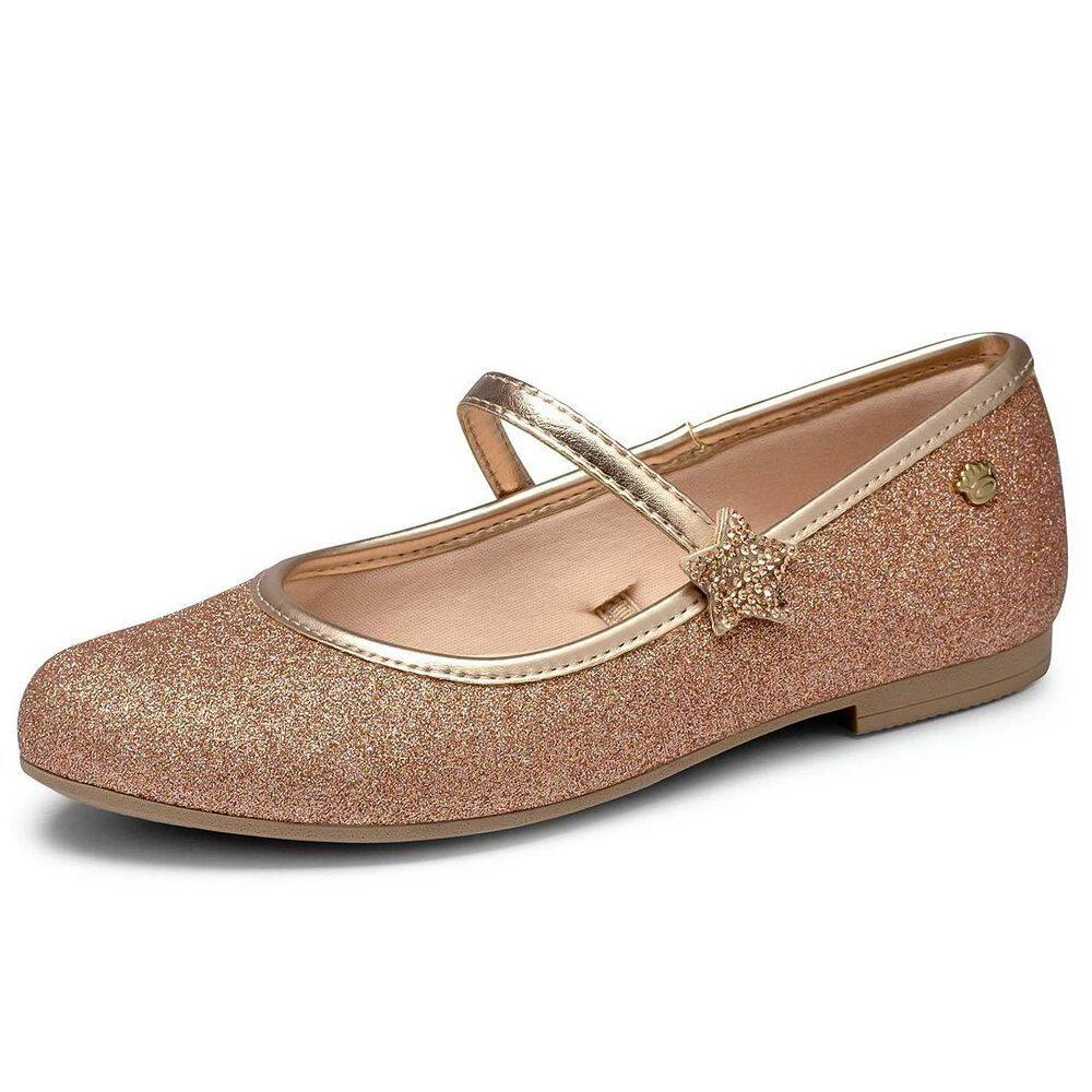 Sapatilha Infantil Menina Brilho Slip On Glitter Pink Cats