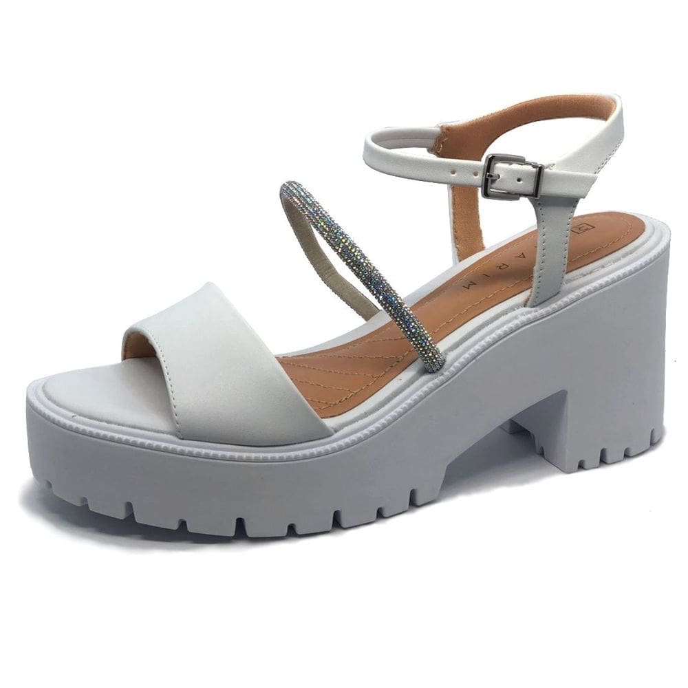 Sandalia Salto Medio Ramarim Feminina Conforto 2354225