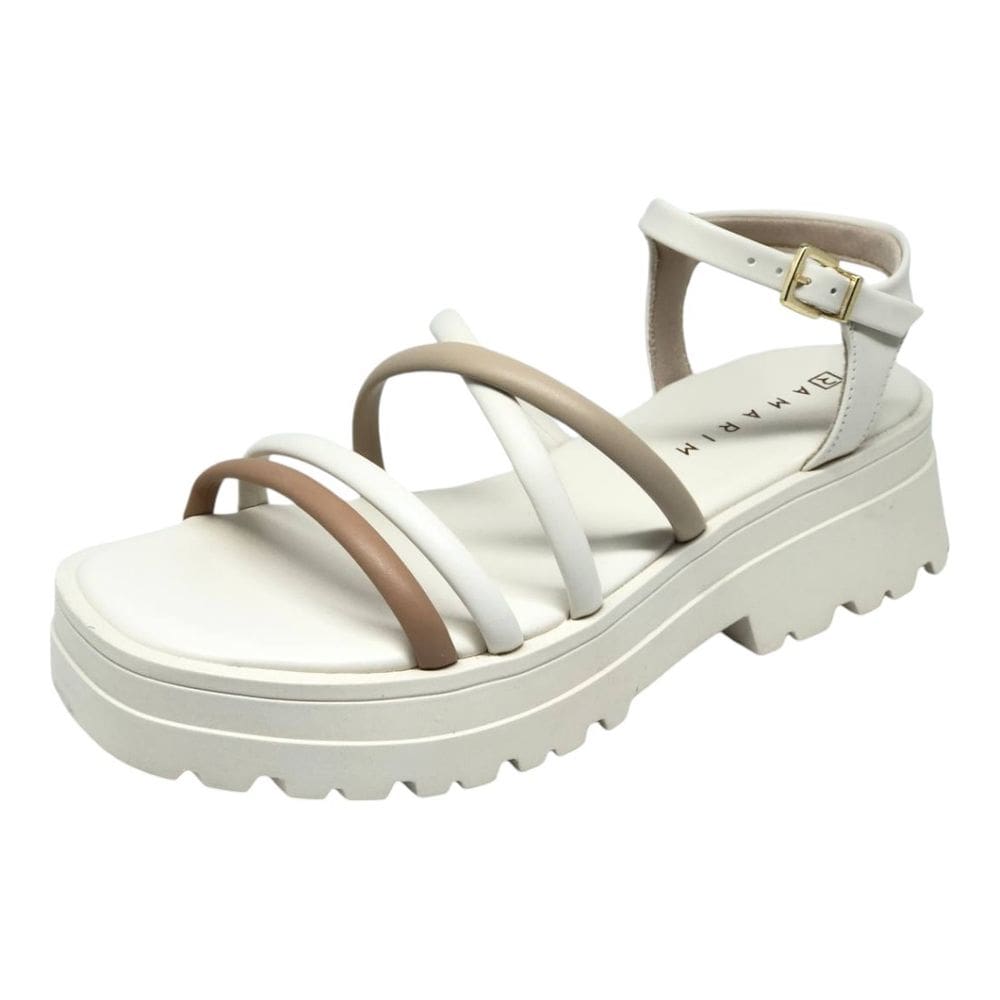 Sandália Feminina Flatform Tratorada Conforto Casual Ramarim