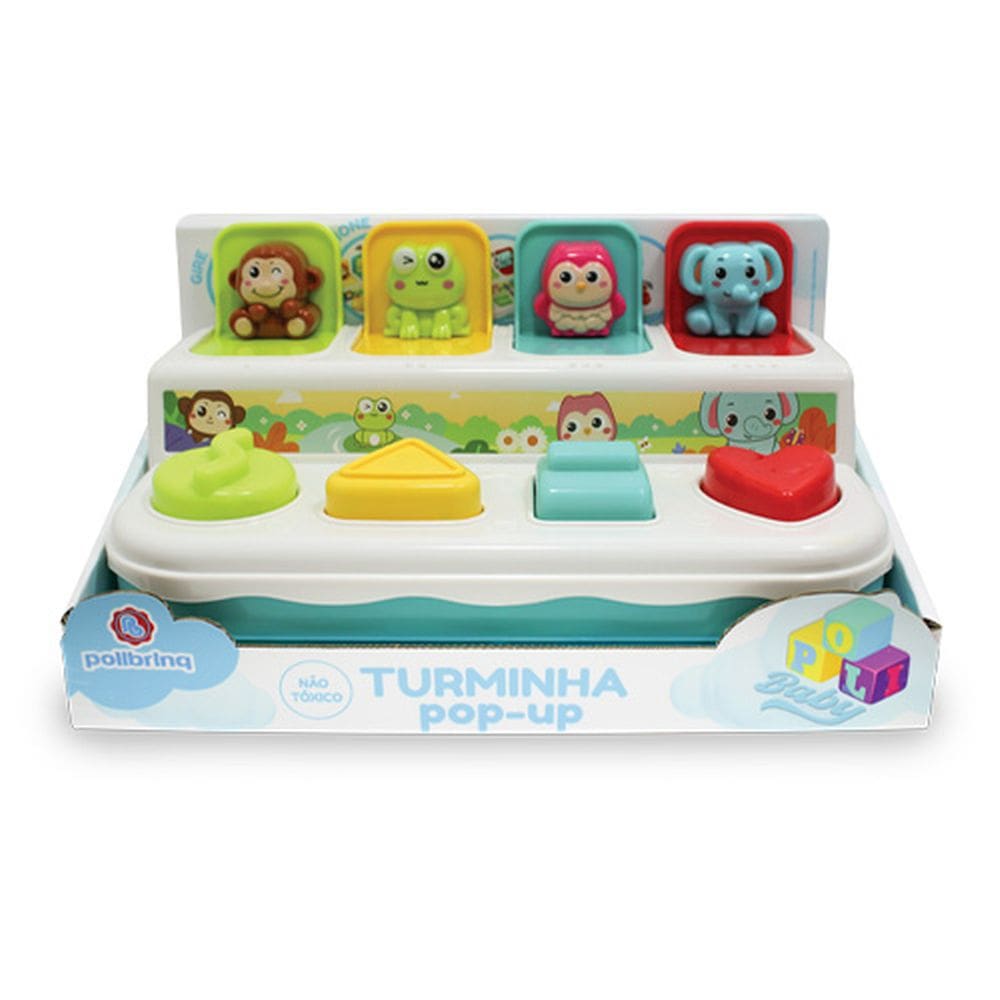 Brinquedo Infantil Turminha Pop Up - Polibrinq