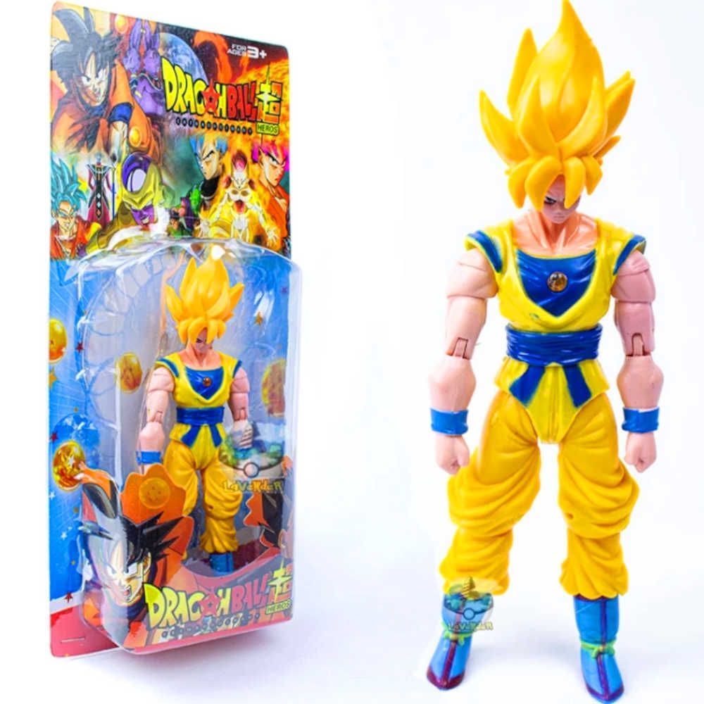 Boneco Articulado Dragon Ball Goku Super Sayajin