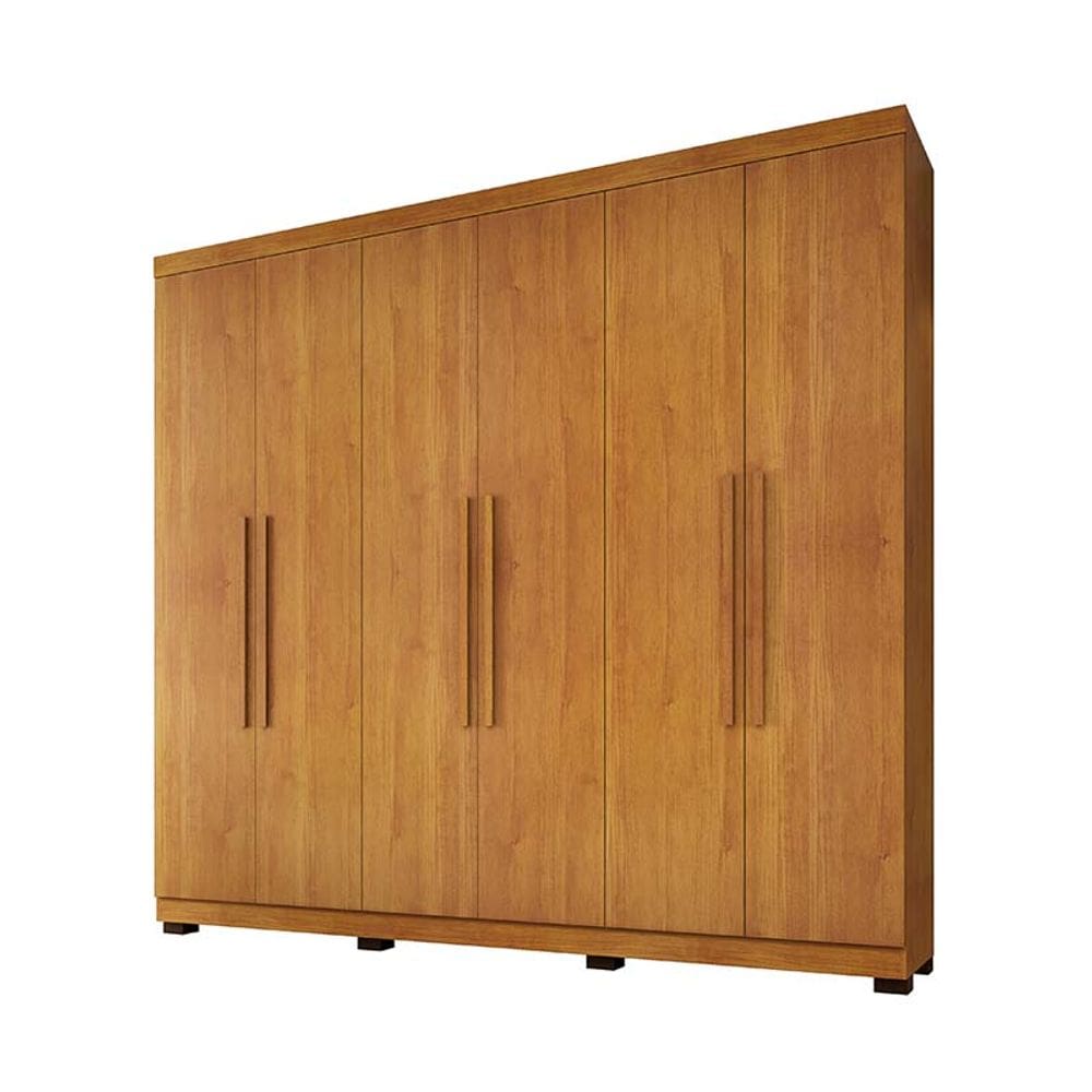 Guarda Roupa Casal 6 Portas 4 Gavetas New Master Benetil Móveis Cinamomo