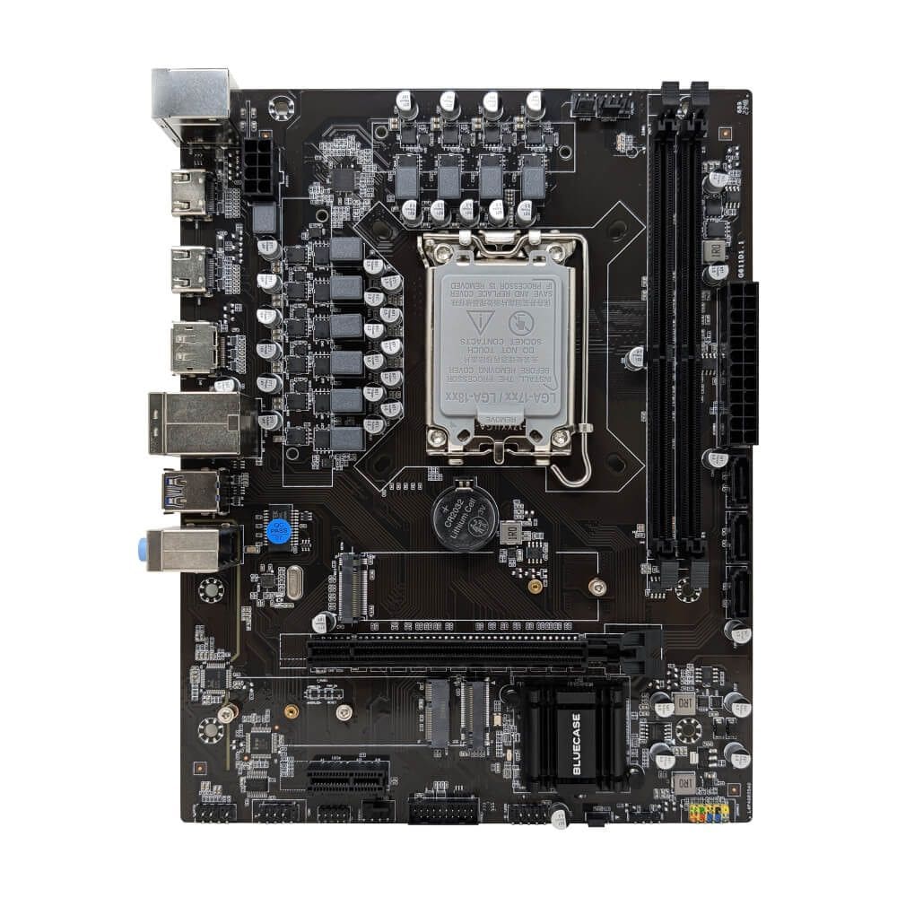 Placa-Mae Bmbh610-G3dgu-M2 Bulk Ddr4 1700P Rede 10/100/1000 Bluecase - 64Gb / Dp / 2X Hdmi / Usb 3.0 / M.2 Nvme / Micro