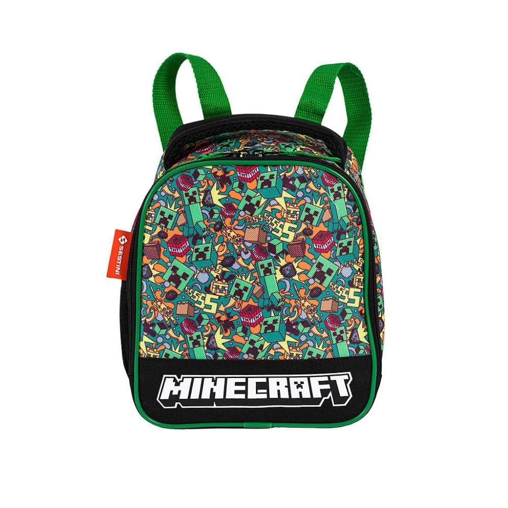 Lancheira Escolar Sestini Minecraft X Funtage Colorido
