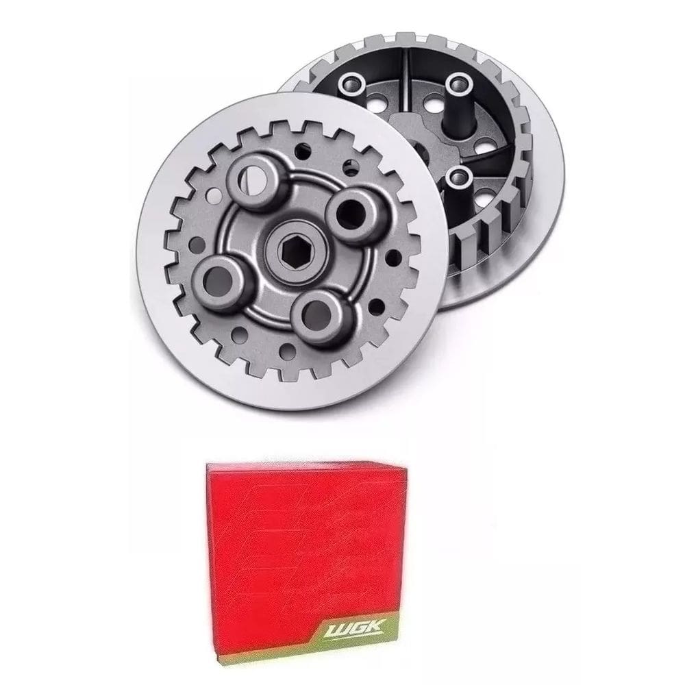 Kit Cubo Platô Da Embreagem Moto Ybr Xtz Factor 125 Até 2010 2011 2012 2013 2014 2015 Wgk