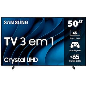 REEMBALADO: Smart TV 50 Crystal 4K Samsung UN50CU8000GXZD
