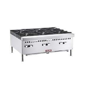 Fogão De Bancada 6 Bocas À Gás Hotplate VCRH-36 Hobart Vulcan