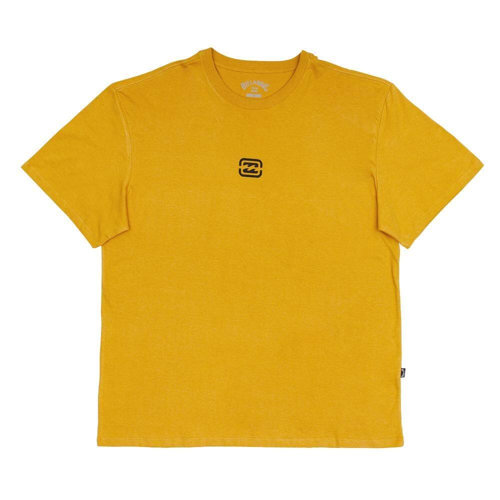 Camiseta Billabong BracketWave Color Plus Size SM25 Mostarda