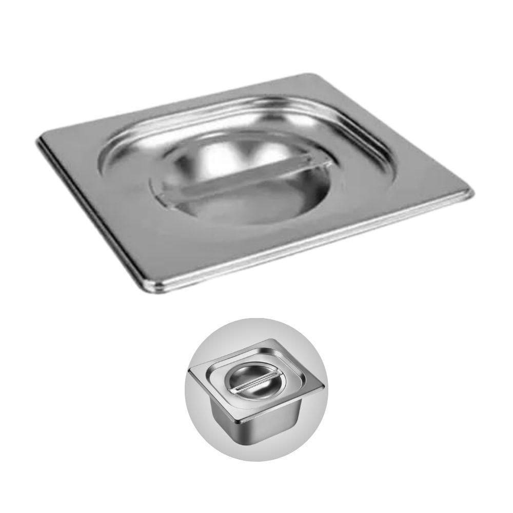 Tampa Para Cuba Gastronômica Gn Inox 1/6 Buffet Restaurante