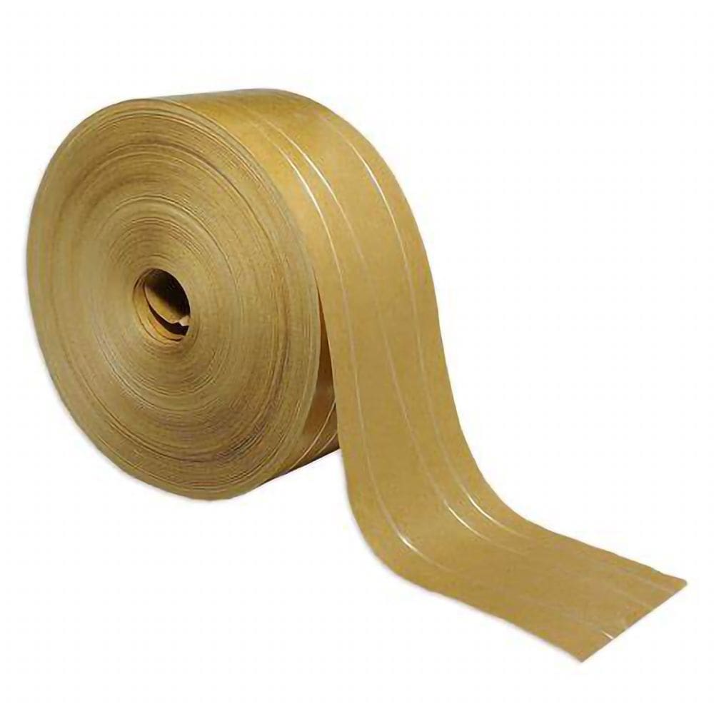 Fita Gomada com Reforço Adesivo Kraft 60mm 140 Metros para Empacotamento Embalagem