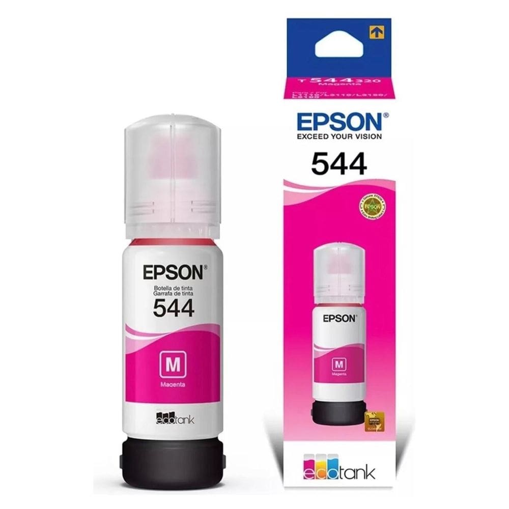Refil De Tinta Epson T544120 Rosa (magenta) P/l3110/l3150