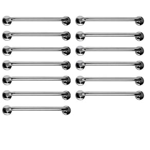 Barra de Apoio 60cm Aço Inox Kit 13 Unidades Banheiro Box Idoso Gestante Criança Suporte Corrimao Escada Segurança Acessibilidade Evita Acidente