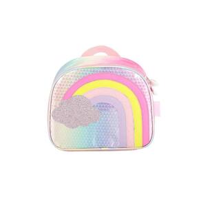 Lancheira Escolar Luxcel Up4You ArcoIris Nuvem Rosa