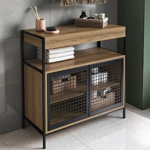 Armario Gabinete Industrial Banheiro P1038 Mell PP Milani Store