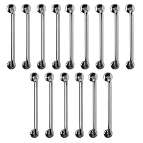 Barra de Apoio 60cm Aço Inox Kit 15 Unidades Banheiro Box Idoso Gestante Deficiente Escada Suporte Corrimao Resistente Acessibilidade Segurança