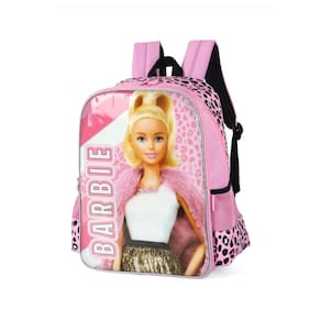 Mochila De Costas Infantil Barbie Fashion Rosa - Luxcel