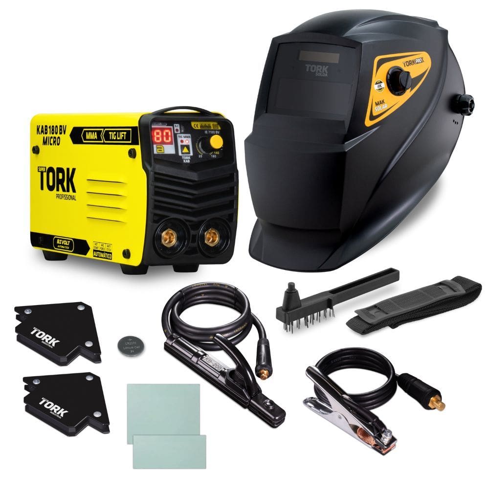Super Combo Máquina +Máscara Automática + Esquadro Magnetico 12kg
