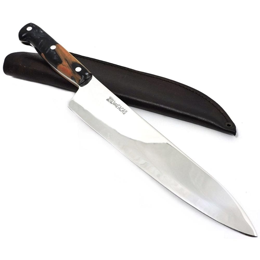 Faca Gaúcha Alta Gastronomia, Churrasco, Lâm. 23 cm.