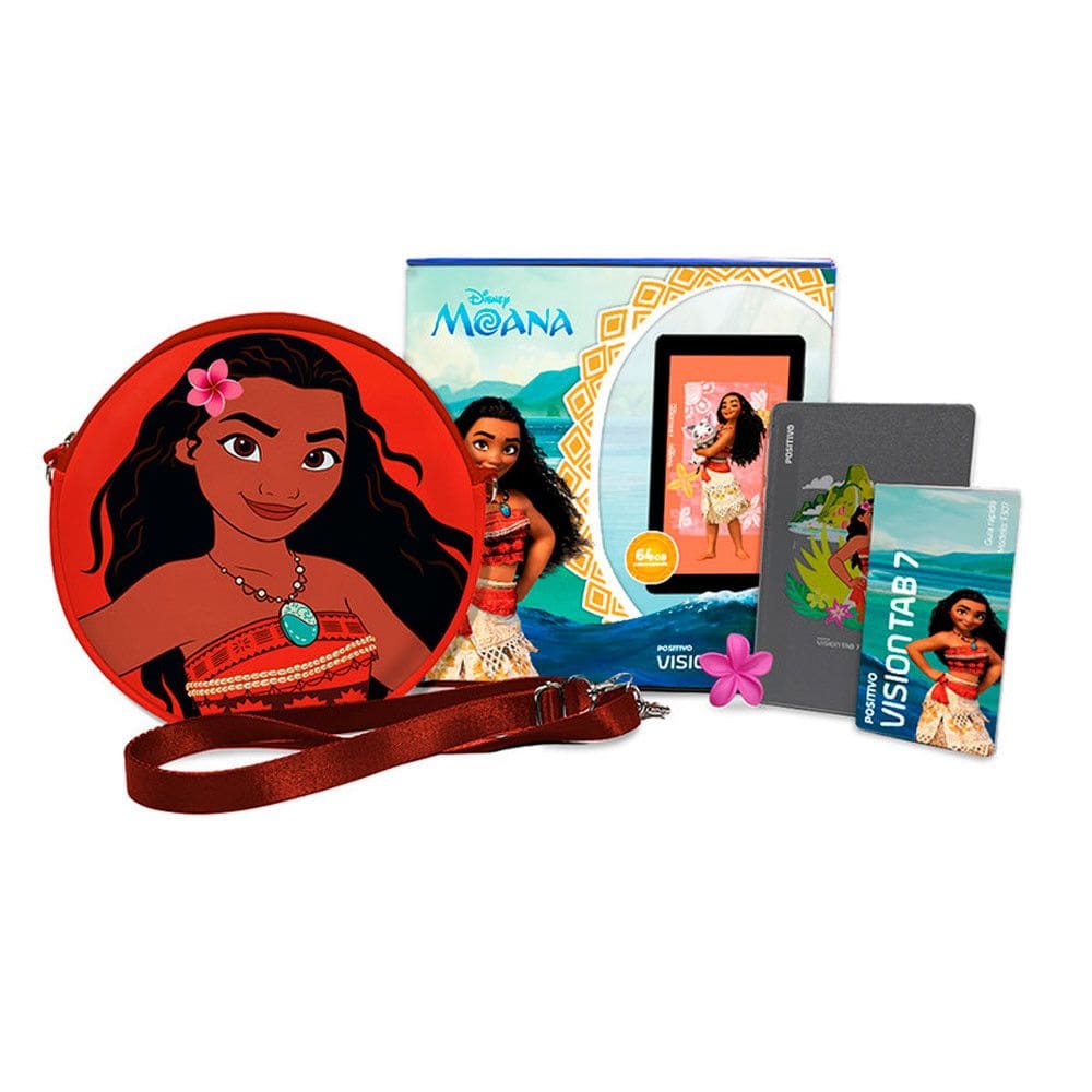 Tablet Infantil T307MO Moana 64GB 3GB RAM Vision TAB 7 Positivo