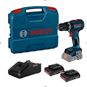 Furadeira Parafusadeira Impacto 1/2" GSB 18V+ 2 Baterias+Carregador e Maleta Bosch