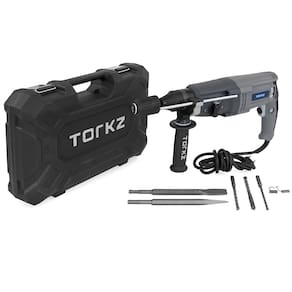 Martelete Perfurador Rompedor Torkz TRE0002 com Maleta e acessórios, encaixe SDS Plus 800 Watts - 220 Volts