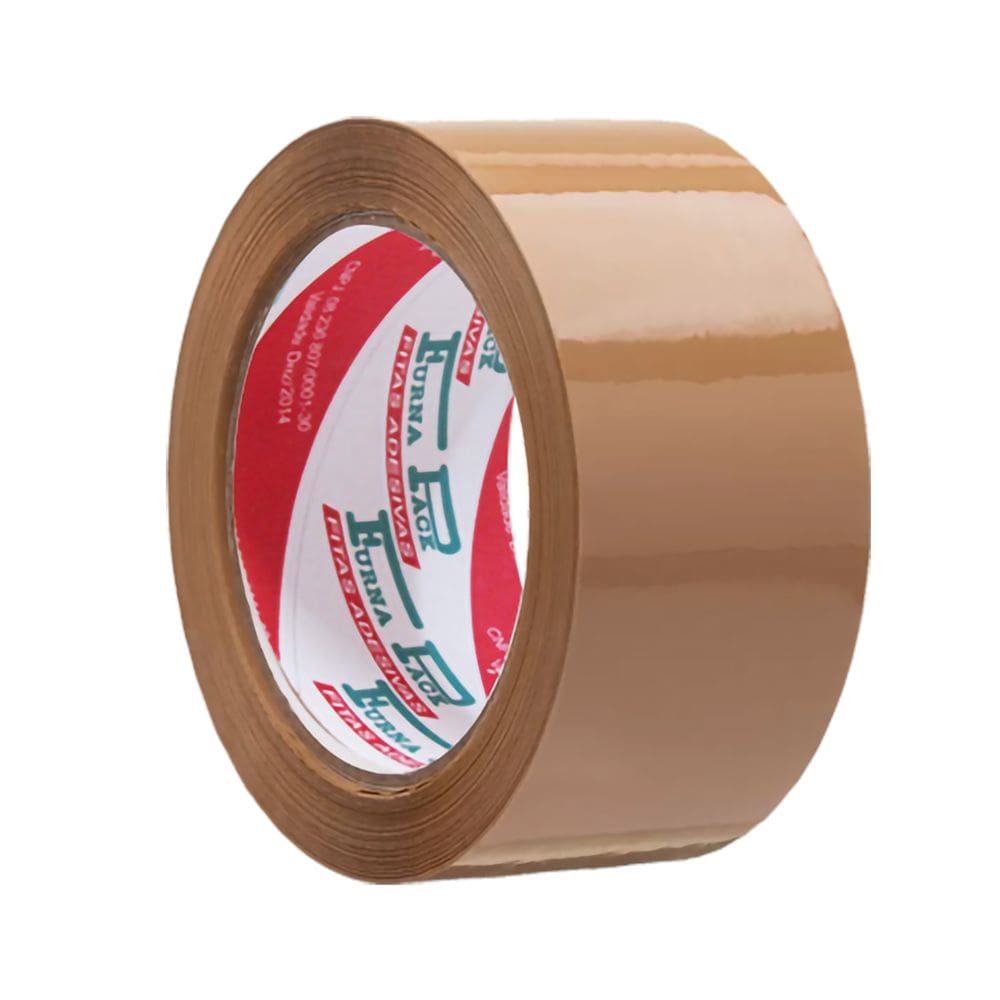 Fita Adesiva Marrom 48mm x 45m com colagem Resistente para empacotamento Embalagem