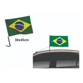 Bandeira Para Carro Brasil C/suporte
