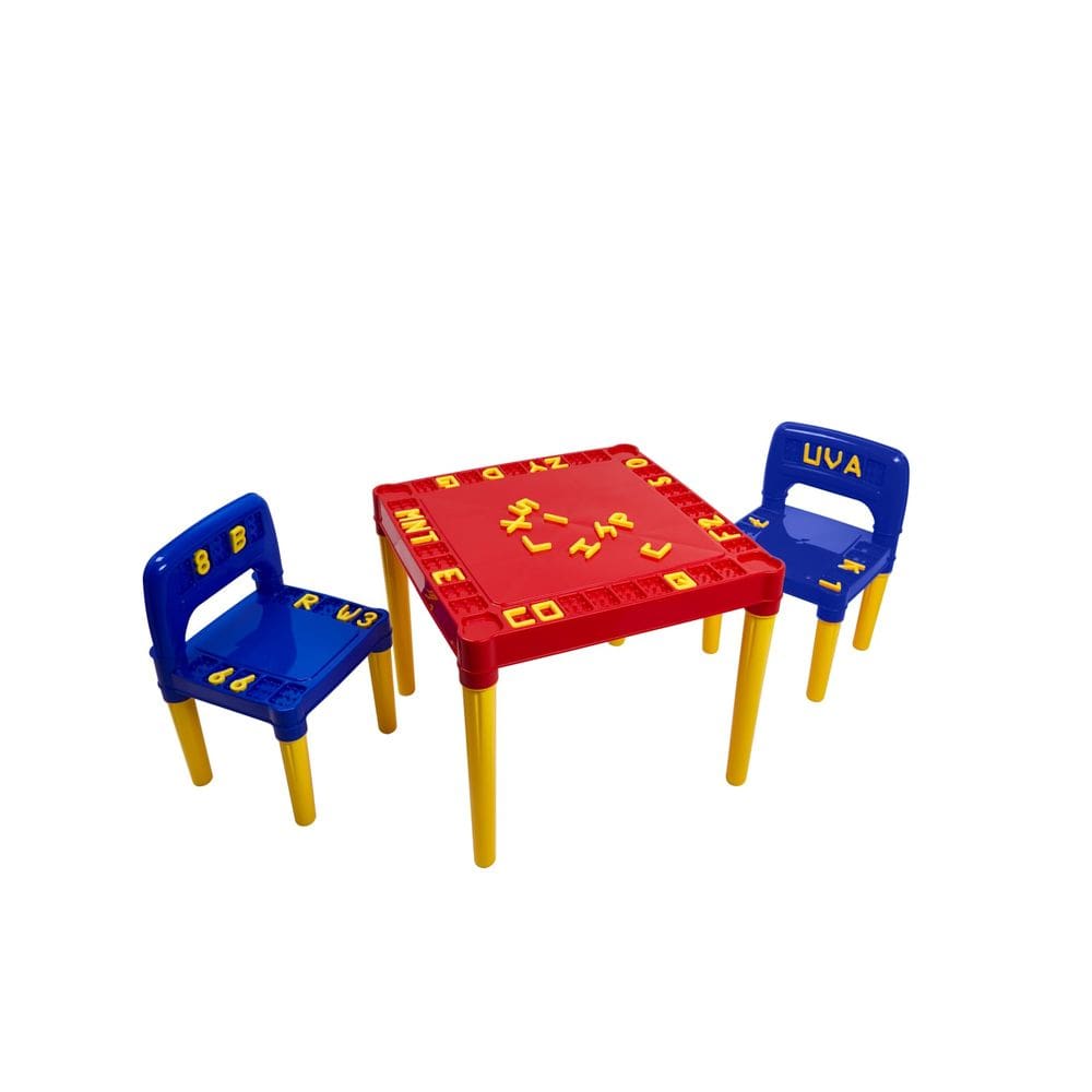 Mesa Infantil Educativa Desmontável Com 2 Cadeiras - Tritec