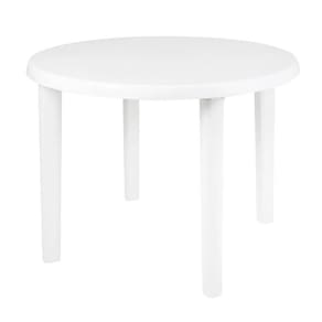 Mesa Plástica Redonda Desmontável Mor