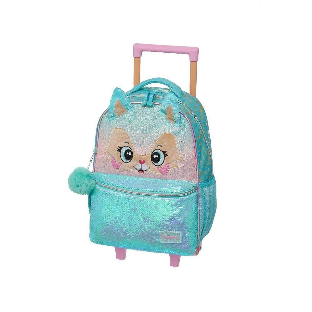 Mochila de Rodinhas Pacific Com Alças Pack Me Sweet Verde