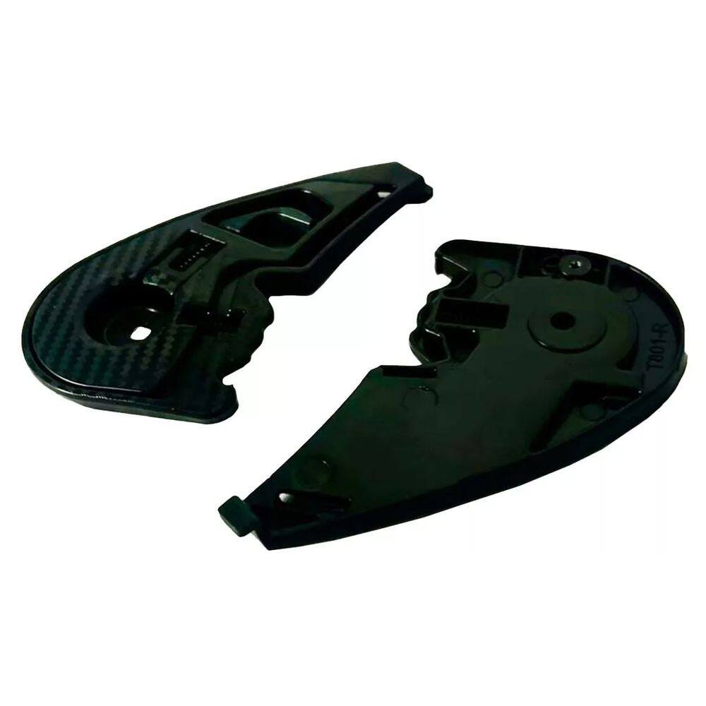 Reparo Suporte preto Viseira Capacete moto motoqueiro Race Tech Hit