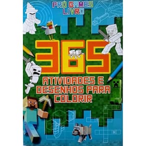 Livro: 365 Atividades E Desenhos Para Colorir - Pró Games