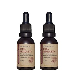 Kit 2 Óleo Vegetal de Rosa Mosqueta Via Aroma 30ml