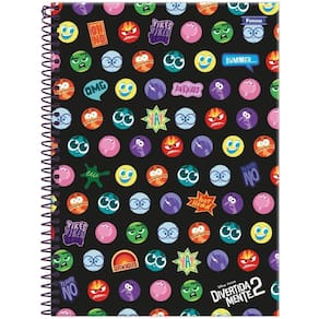 Caderno Esp Foroni Univ | Cap Dur Div 15 Mat 240 Fls - Emb c/ 2 Un (Sort)