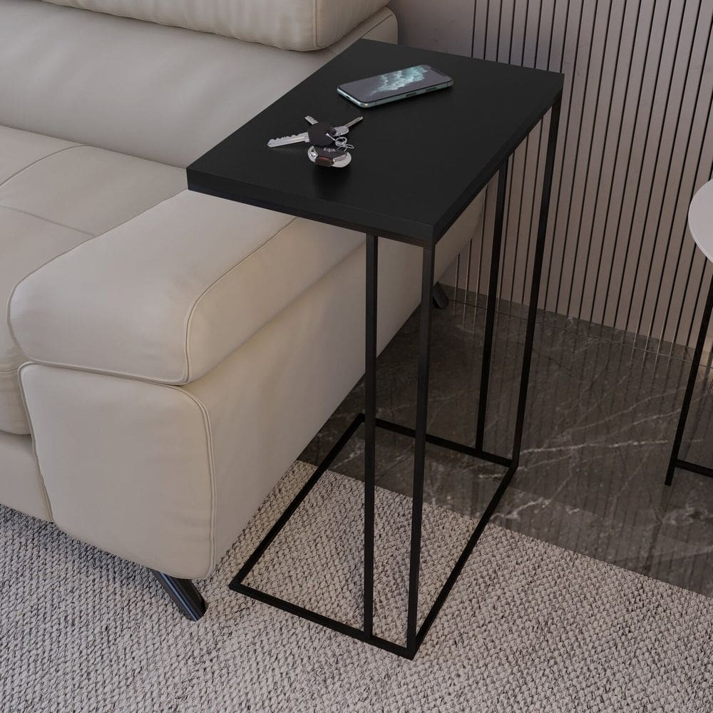 Mesa Lateral Greco 67cm X 45cm X 30cm Preto
