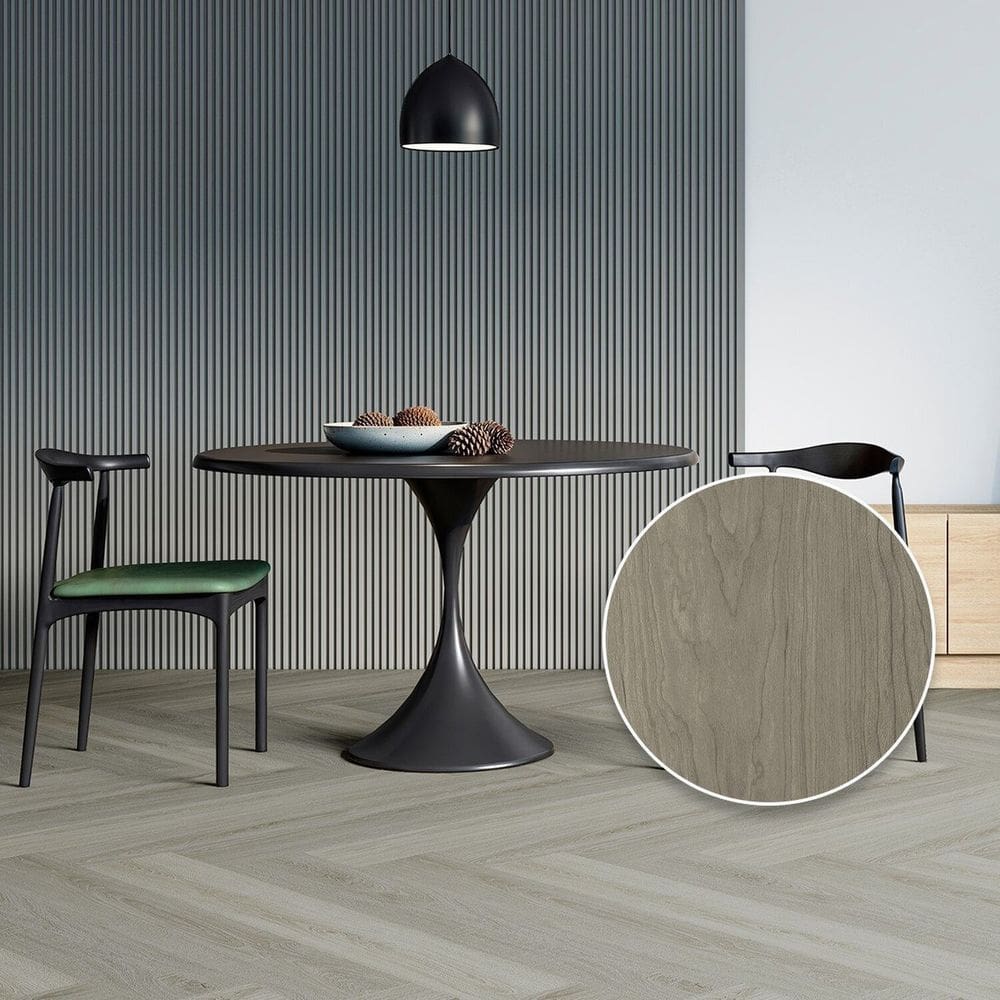 Piso Vinílico Colado 18cmx2mmx1,22m Gardenia Pix Revestimentos - caixa com 4,34m2 - Marrom