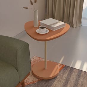 Mesa Apoio Lateral para Sala de Estar Bel Alta Terracota