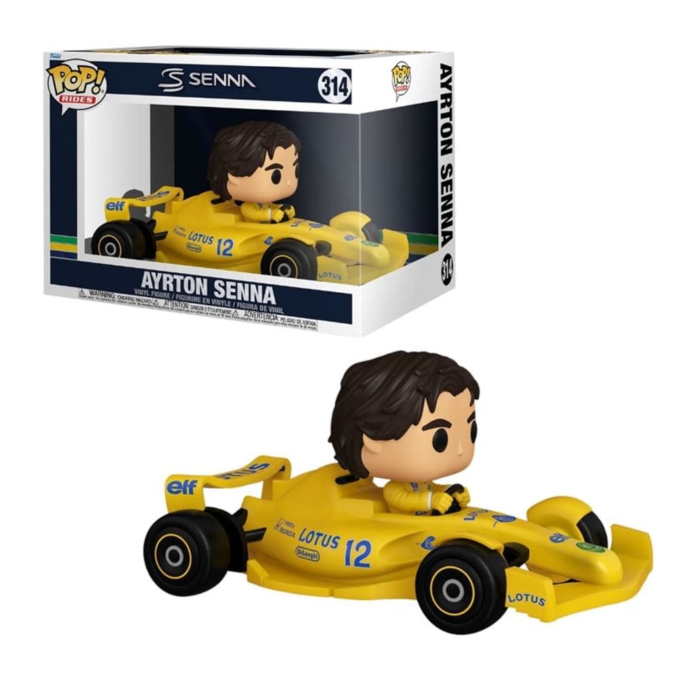 Boneco Funko Pop! Rides Deluxe Lotus - Ayrton Senna
