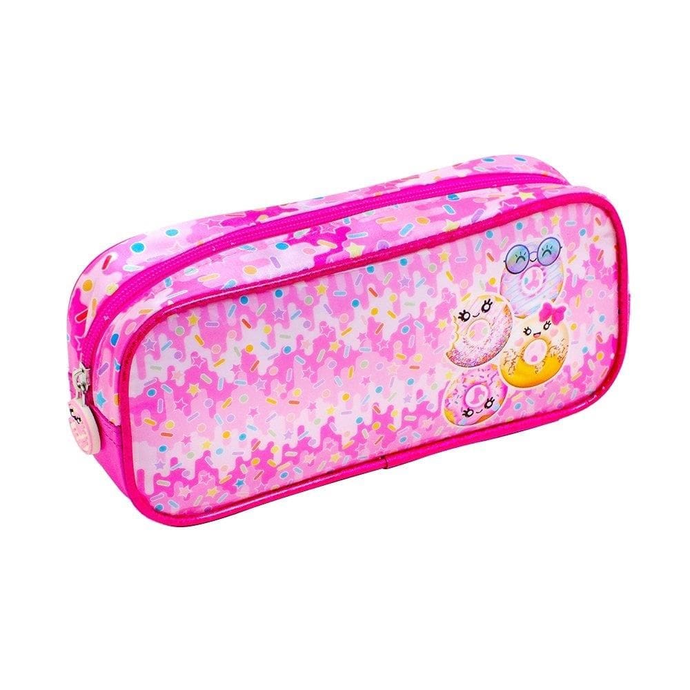 Estojo Infantil Kit Retangular Sweet Donut