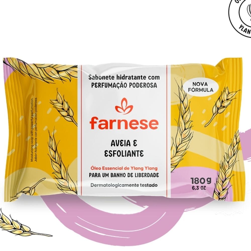 Sabonete-Farnese Aveia E Esfoliante 180 Gramas