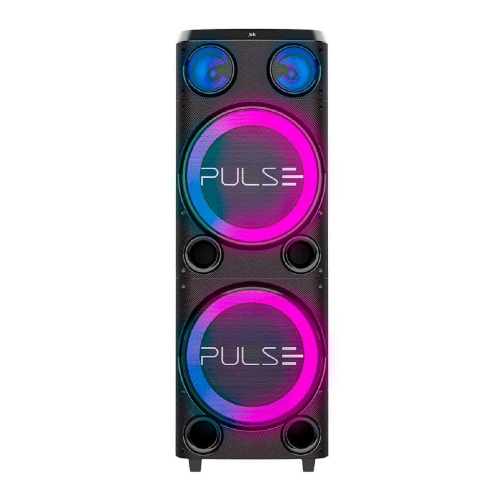 Caixa de Som SP508 Torre Double 12 2300W Bluetooth Pulse