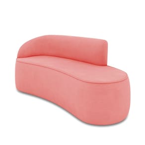 Sofá 3 Lugares Orgânico 180 cm Morgan Suede D03 - D`Rossi