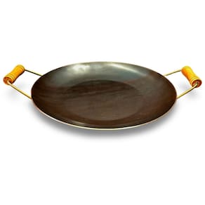Disco de Arado Tacho Chapa Arredondada Aço com Cabo - 33cm