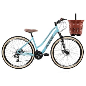 Bike Retrô Aro 29 KSW Sunny 24V Freios Hidráulicos C/ Cesta